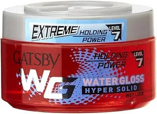 Gatsby Water Gloss Hyper Solid | Extra Strong Setting Power Gives Extreme Hairtsyles | 150gm