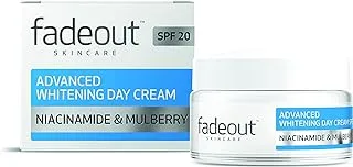 Fade Out Advanced Whitening Day Cream-Spf20-Niacinamide & Mulberry-Brighten And Correct Uneven Skin Tone-Rapid Hydration And Spf Protection-Gentle Exfoliation-Light Texture-All Skin Types-50Ml