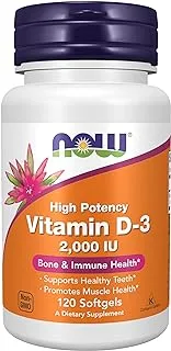 Now Foods Vitamin D-3 2000Iu, 120 Softgels