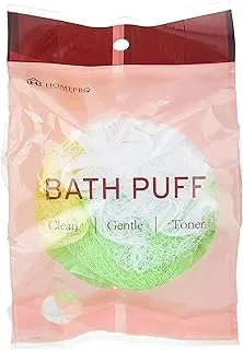 Home Pro Bath Puff Shower Expoliate Sponge Body Scrub 50g Random Colors, Brown, BTH050