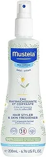 Mustela Baby Hair Styler & Skin Freshener - With Natural Avocado & Chamomile Water - نباتي ومضاد للحساسية - 200 مل