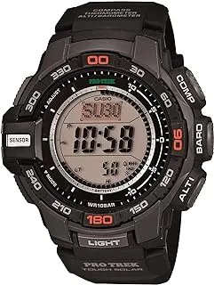 Casio Mens Solar Powered Watch, Digital Display and Resin Strap PRG-270-1CR