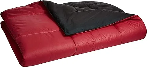 iBed Home 2BLCKRED-KING Comforter Set, Black/Red, King - 240x260 cm, 2BLCKRED-KING, 6 Pieces