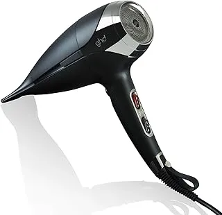 ghd Helios Hair Dryer 1875w Professional Blow Dryer, Longer Life + Brushless Motor Lightweight Hair Dryer for Salon-Worthy Blowout Black