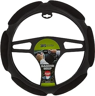 Xcessories 2724632808756 Paded Steering Wheel Cover - Black