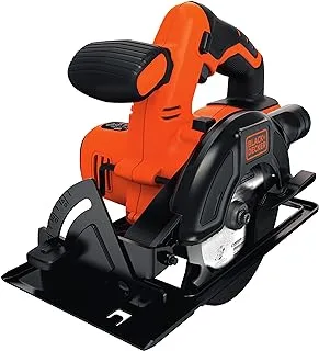 BLACK+DECKER Cordless Circular Electric Saw, 140 mm Blade and Dust Extraction, 18V, Battery not included - BDCCS18N-XJ,