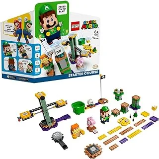 LEGO 71387 Super Mario Adventures with Luigi Starter Course Toy for Kids, Interactive Figure and Buildable Game Set, Girls and Boys Gifts Age 6 Plus, Creative Toys