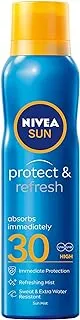 NIVEA SUN Spray, UVA & UVB Protection, Protect & Refresh, SPF 30, 200ml