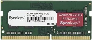 Synology - DDR4-4 GB - So-Dimm 260-Pin - 2666 Mhz / Pc4-21300 - 1.2 V - Unbuffered - Non-Ecc - For Deep Learning Nvr Dva3219