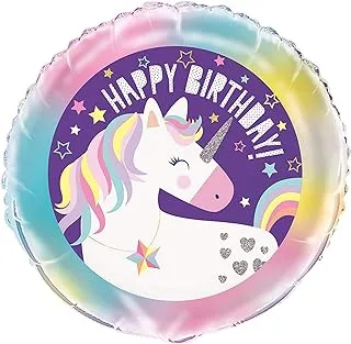 18'' Unicorn Party Birthday Foil Balloon, Large