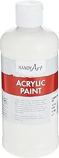 Handy Art Student Acrylic Paint 16 ounce, Titanium White