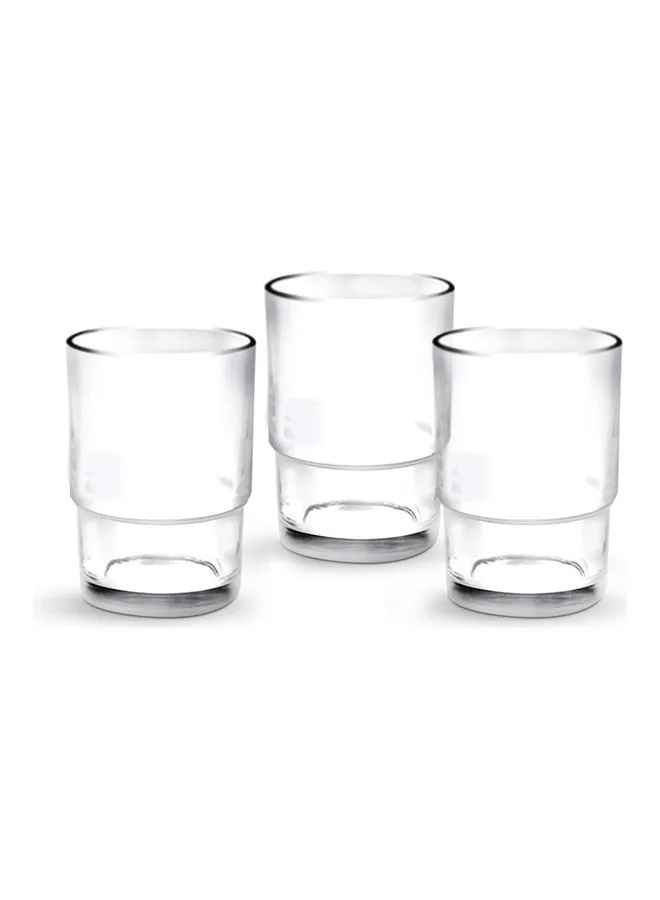 Royalford 6-Piece Glass Tumbler Set Clear 226ml 