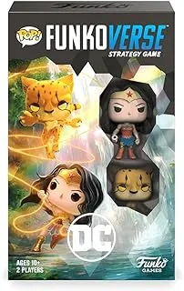 Funko 45893 Pop Funkoverse: لعبة لوحة إستراتيجية DC 102-Expandalone ، متعددة الألوان