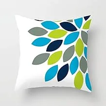 Flower Printed Cushion Cover 45x45 cm