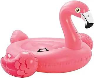 Intex Inflatable Flamingo Ride-On, Pink, 57558, 177 x 134 x 97 cm