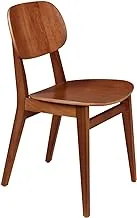 Tramontina London Armless Chair in Almond-Colored Brazilian Tauari wood