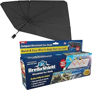 Ontel Brella Shield by Arctic Air, Car Windshield Sun Shade, One-Size (31x57