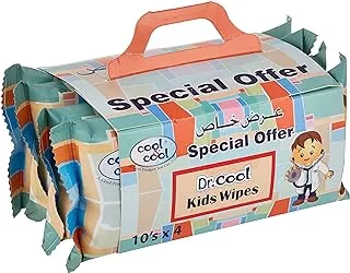 Cool & Cool Dr. Cool Kids Wipes, 4'S Pack of 4