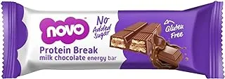 Novo High Protein, Gluten Free Chocolate Break Bar With No Added Sugar 21.5G