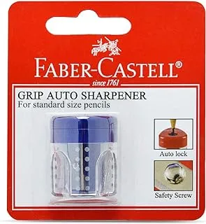 Faber-Castell Mini Grip Sharpener Classic Single Hole, Assorted Colurs