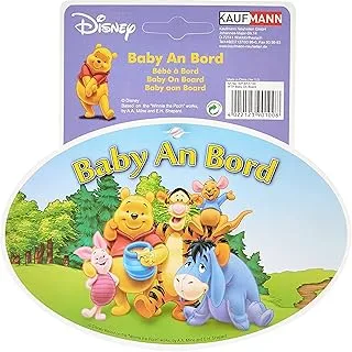 Kaufmann Winnie The Pooh' Car Sticker , Pack Of 1