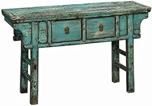 Dubai Garden Center NB Ancient Stylish 2 Draw Table، Blue