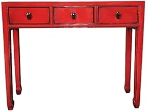 Dubai Garden Center NB Ancient Stylish 3 Drawer Table أحمر