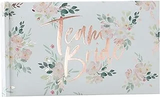 Ginger Ray Floral Hen Party Rose Gold Foiled Photo Album 50, Pink, Medium