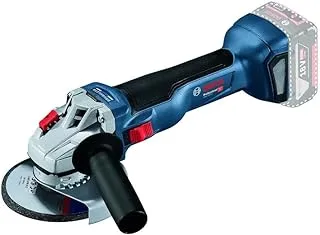 Bosch Professional Bosch GWS 18V-10 Heavy Duty Cordless Angle Grinder (Solo Tool), Brushless Motor, 125 mm, M14, 9,000 rpm, 2.1 Kg (18V Batteries and Chargers sold separately) + Flange