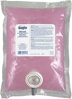 Gojo Deluxe Lotion Soap With Moisturizers, Ecologo Certified, 1000 ML Refill For Nxt Push-Style Dispenser (Case Of 8) - 2117-08