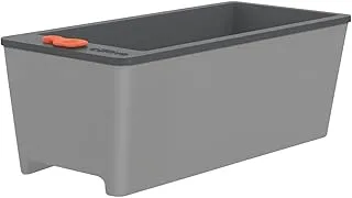 Tramontina 12 Liters Gray Polypropylene Self-Watering Planter