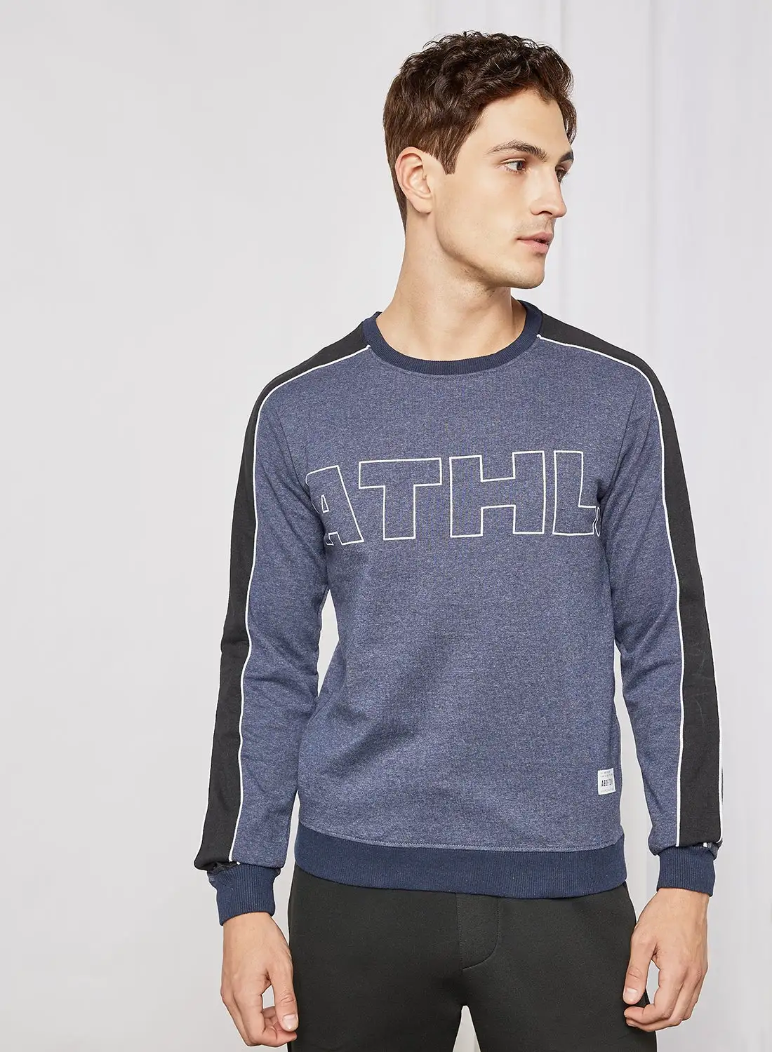 ABOF Regular Fit Sweatshirt Blue