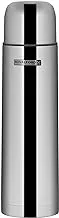 Royalford 1L Stainless Steel Vacuum Bottle - Stainless Steel Flask & Water Bottle | Hot & Cold Leak-Resistant Sports Drink Bottle | Dishwasher Safe