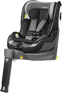 Peg Perego Primo Viaggio 360 Degrees Rotatable Travel Car Seat For Infants/Kids/Toddlers With I-Size Base/Rear-Forward Facing Position/Reclining Backrest, From Birth To 4 Years-Lunar, Medium