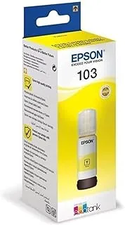 Epson 103 Ecotank Ink Bottle, Yellow For Printer Refill, 65Ml, One Size