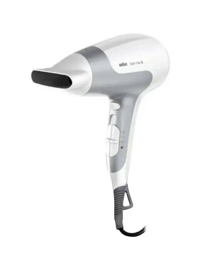 BRAUN Satin Hair 5 HD580 Power Perfection Dryer Grey/White