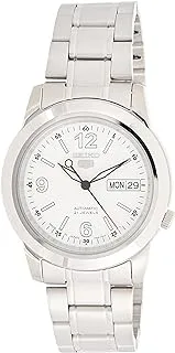 Seiko Men's Automatic Watch with Analog Display and Stainless Steel Strap SNKE57J1, Silver