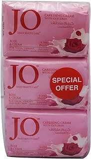 JO Rose & Cream Soap, 6 x 125 gm