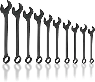 Neiko 03129A Jumbo Combination Wrench Set, 10 Piece | Black Oxide Finish | Sae (1-5/16