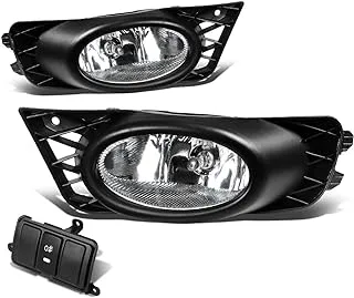 DNA MOTORING Fl-Hc09-Ch Fog Light Chrome [For 09-11 Honda Civic 4Dr]