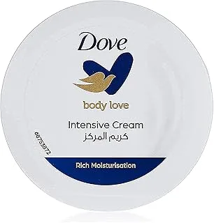 DOVE Nourishing Body Cream with a rich, creamy formula, perfect for normal to dry skin, Intensive nourishment, For long-lasting soft, smooth skin, 75ml