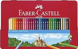 Faber-Castell Classic Colour Pencils 36 In A Flat Metal Tin