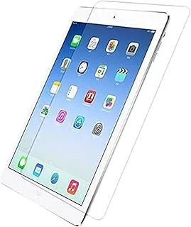 واقي شاشة زجاجي مقاوم للانفجار لجهاز Apple iPad Air - شفاف