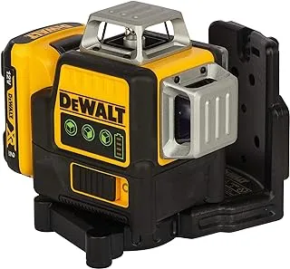 DeWalt 10.8V SELF LEVEL MULTI LINE LASER GREEN, Yellow/Black, DCE089D1G-GB, 3 Year Warrnty