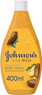 Johnson's Body Wash - Vita-Rich, Nourishing Cocoa Butter, 400ml