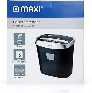 MAXI CROSS CUT SHREDDER 060C 6 SHEETS