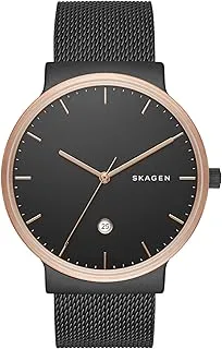 Skagen Mens Quartz Watch, Analog Display and Stainless Steel Strap SKW6296