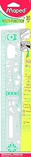 Maped 250210 Geo Notes Ruler - Assorted 30Cm