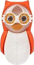 حامل فرشاة أسنان Flipper Owl Hearty ، برتقالي ، Flr-Owl-Hty