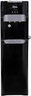 Midea Water Dispenser, Bottom Loading, Hot Cold And Ambient Temperature, Ice Cold Technology, Empty Bottle Indicator, Floor Standing, Child Safety lock, Best for Home, Office & Pantry, Black, YL1633S